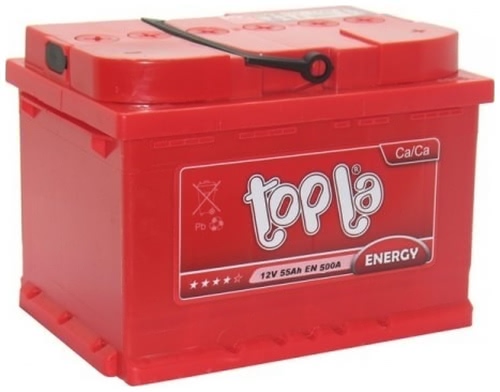 Аккумулятор TOPLA Energy 55509 SMF 108054 12В 55Ач 500CCA 242x175x175 мм Обратная (-+)