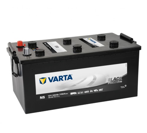Аккумулятор VARTA Promotive Black N5 720018115 12В 220Ач 1150CCA 518x276x242 мм Прямая (+-)