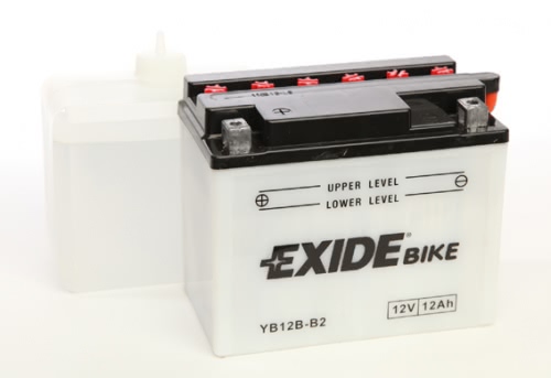 Аккумулятор EXIDE EB12B-B2 12В 12Ач 120CCA 160x90x130 мм Прямая (+-)