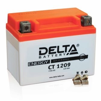 Аккумулятор Delta CT 1209 12В 9Ач 135CCA 150x86x108 мм Прямая (+-)
