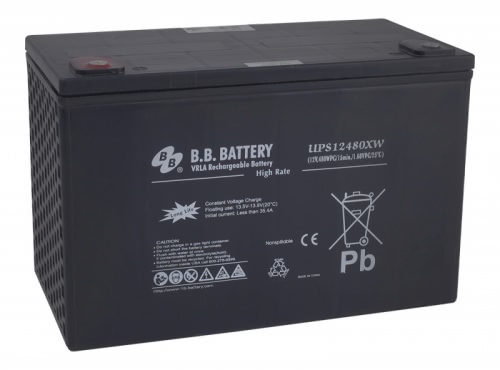 Аккумулятор B.B.Battery UPS 12480XW 12В 120Ач 330x173x218 мм Прямая (+-)