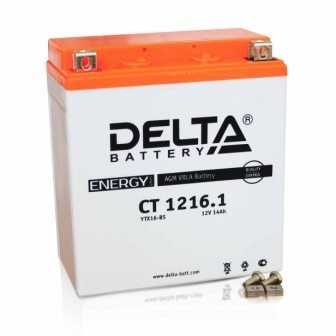 Аккумулятор Delta CT 1216.1 12В 16Ач 230CCA 151x88x164 мм Прямая (+-)