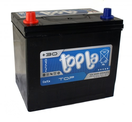 Аккумулятор TOPLA Top Sealed JIS 56069 SMF 118960 12В 60Ач 600CCA 230x172x220 мм Прямая (+-)