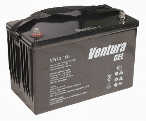 Аккумулятор Ventura VG 12-100 12В 100Ач 339x173x220 мм Прямая (+-)