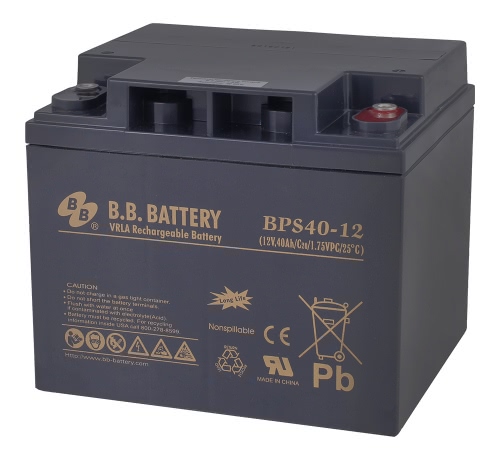 Аккумулятор B.B.Battery BPS 40-12 12В 40Ач 197x165x171 мм Обратная (-+)