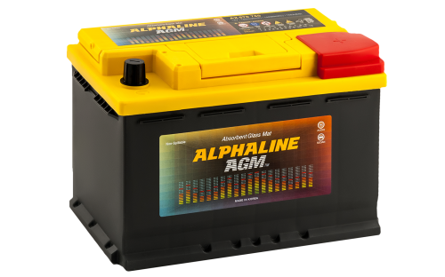 Аккумулятор ALPHALINE AGM AX 560680 PR 12В 60Ач 680CCA 242x175x190 мм Обратная (-+)