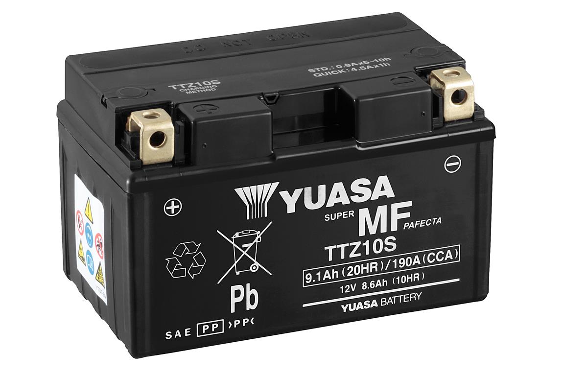 Аккумулятор Yuasa TTZ10S 12В 8,6Ач 190CCA 150x87x93 мм Прямая (+-)