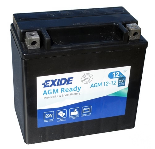 Аккумулятор EXIDE AGM12-12 12В 12Ач 200CCA 150x87x145 мм Прямая (+-)