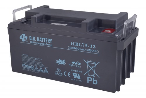 Аккумулятор B.B.Battery HRL 75-12 12В 75Ач 350x166x174 мм Обратная (-+)