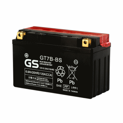 Аккумулятор GS Yuasa GT7B-BS 12В 6,5Ач 120CCA 151x66x94 мм Прямая (+-)