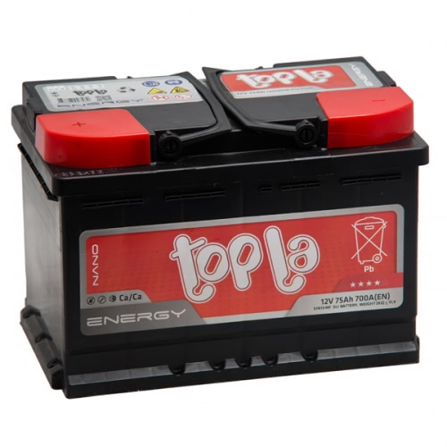 Аккумулятор TOPLA Energy 57013 SMF 108375 12В 75Ач 700CCA 278x175x190 мм Прямая (+-)