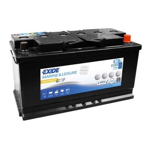 Аккумулятор EXIDE Equipment Gel ES900 12В 80Ач 350x175x190 мм Обратная (-+)