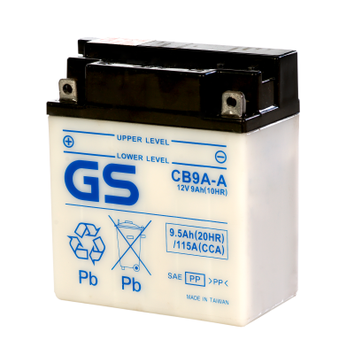 Аккумулятор GS Yuasa CB9A-A 12В 9Ач 115CCA 137x77x157 мм Прямая (+-)
