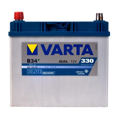 Аккумулятор VARTA Blue Dynamic B34 545158033 12В 45Ач 330CCA 238x129x227 мм Прямая (+-)