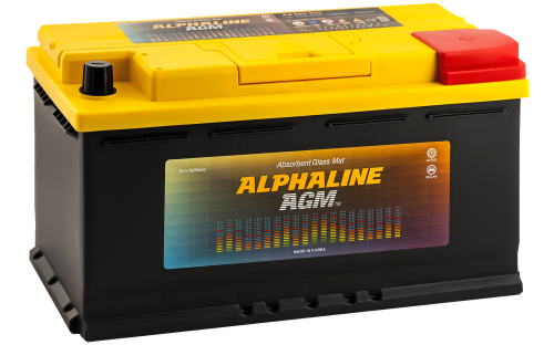 Аккумулятор ALPHALINE AGM AX 59520 PR 12В 95Ач 850CCA 353x175x190 мм Обратная (-+)