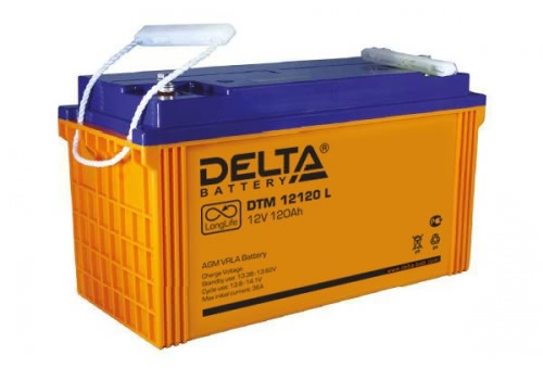 Аккумулятор Delta DTM 12120 I 12В 120Ач 406x172x223 мм Прямая (+-)