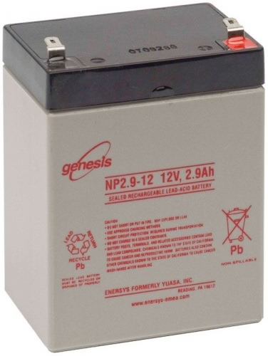 Аккумулятор Enersys Genesis NP2,9-12FR 12В 2,9Ач 79x56x105 мм