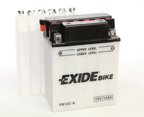 Аккумулятор EXIDE EB12C-A 12В 12Ач 165CCA 134x80x175 мм Прямая (+-)
