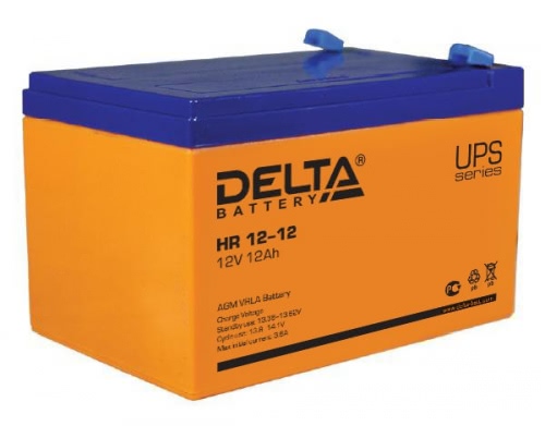Аккумулятор Delta HR 12-12 12В 12Ач 151x98x101 мм Прямая (+-)