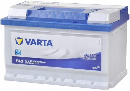 Аккумулятор VARTA Blue Dynamic E43 572409068 12В 72Ач 680CCA 278x175x175 мм Обратная (-+)