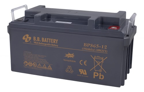 Аккумулятор B.B.Battery BPS 65-12 12В 65Ач 350x166x174 мм Обратная (-+)