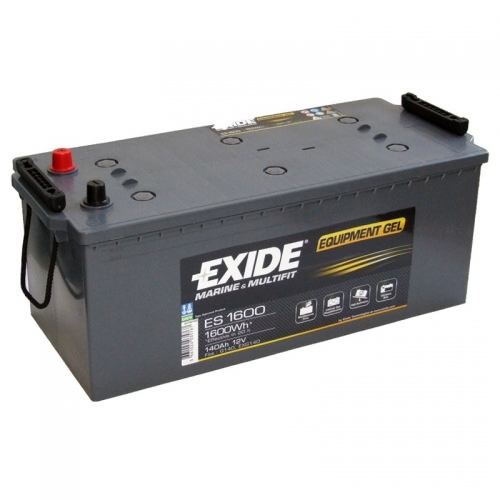 Аккумулятор EXIDE Equipment Gel ES1600 12В 140Ач 513x223x223 мм Обратная (-+)