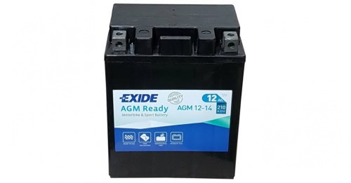 Аккумулятор EXIDE AGM12-14 12В 12Ач 210CCA 134x89x164 мм Обратная (-+)
