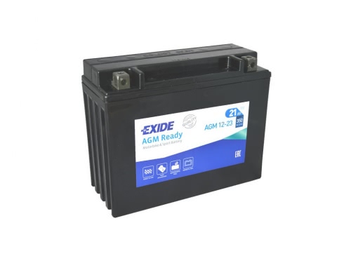 Аккумулятор EXIDE AGM12-23 12В 21Ач 350CCA 205x86x162 мм Обратная (-+)