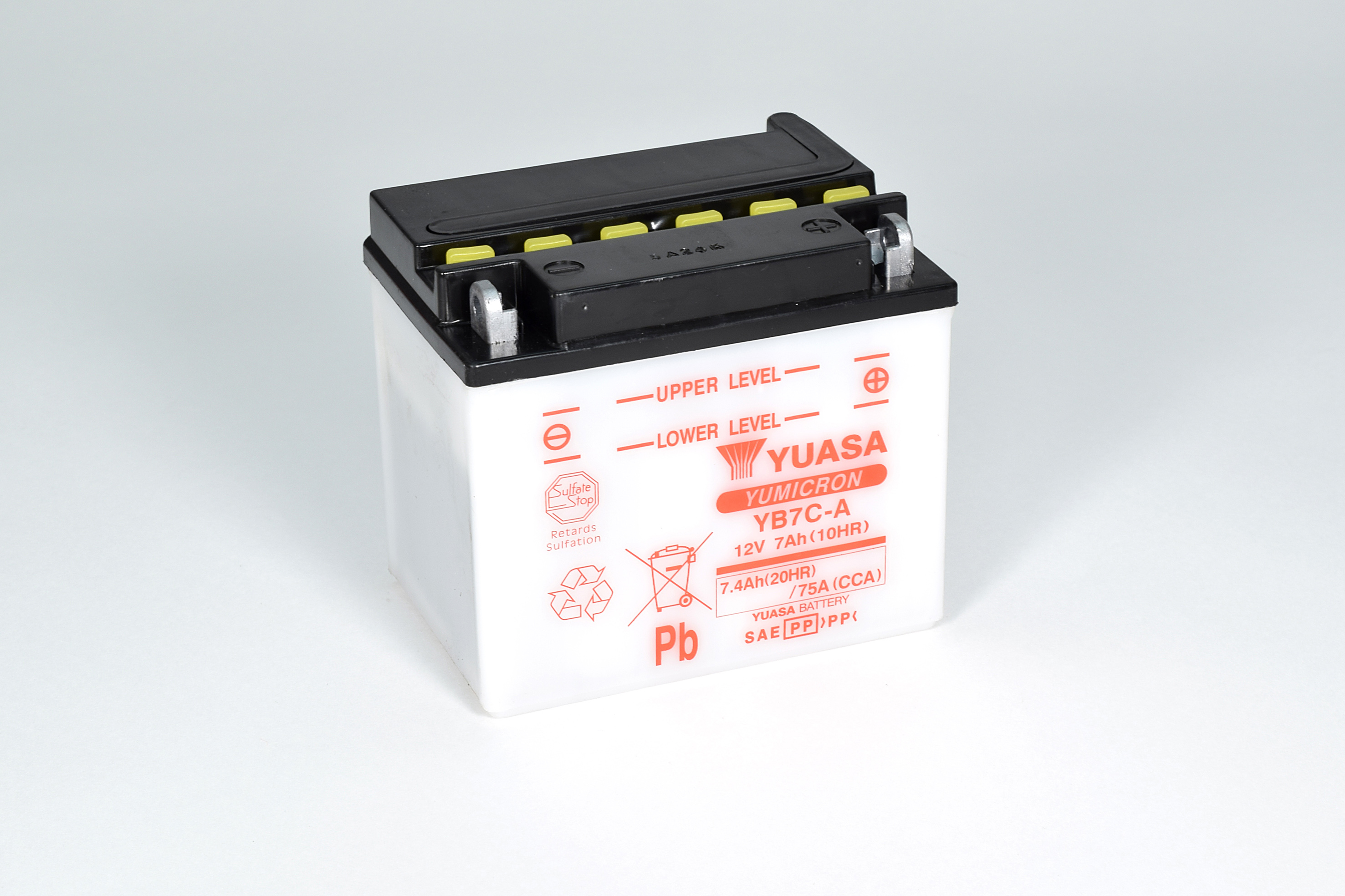 Аккумулятор Yuasa YB7C-A 12В 8Ач 120CCA 130x90x114 мм Обратная (-+)