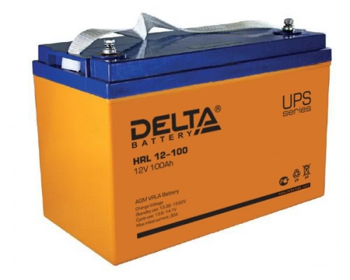 Аккумулятор Delta HRL 12-100 12В 100Ач 330x171x222 мм Обратная (-+)