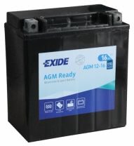 Аккумулятор EXIDE AGM12-16 12В 16Ач 170CCA 150x90x160 мм Прямая (+-)