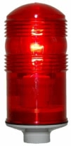 Заградительный огонь "ЗОМ-40Вт", >10cd, тип "А", 220V AC, IP54, Красный