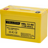 Аккумулятор Yellow HRL 12-88 YL 12В 88Ач 306x169x214 мм Прямая (+-)