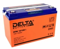 Аккумулятор Delta DTM 12100 I 12В 100Ач 333x173x216 мм Прямая (+-) Аккумулятор Delta DTM 12100 I 12В 100Ач 333x173x216 мм Прямая (+-)