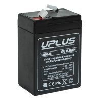 Аккумулятор UPLUS US6-6.0 (DT 606, HR 6-4.5) 6В 6Ач 70x47x100 мм Универсальная полярность