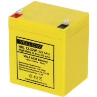Аккумулятор Yellow HRL 12-22W YL 12В 5Ач 90x70x107 мм Прямая (+-)