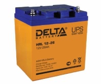 Аккумулятор Delta HRL 12-26 12В 27Ач 165x125x175 мм Обратная (-+)