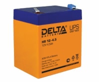 Аккумулятор Delta HR 12-4.5 12В 4,5Ач 90x70x107 мм Прямая (+-)
