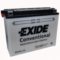 Аккумулятор EXIDE EB16AL-A2 12В 16Ач 175CCA 205x70x162 мм Обратная (-+)