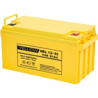 Аккумулятор Yellow HRL 12-65 YL 12В 65Ач 350x167x179 мм Обратная (-+)