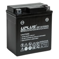 Аккумулятор UPLUS LEOCH EB7-3 (CT1207.1 YTX7L-BS) 12В 6Ач 85CCA 113x70x130 мм Обратная (-+)