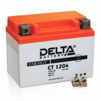 Аккумулятор Delta CT 1204 12В 4Ач 50CCA 114x70x87 мм Обратная (-+)