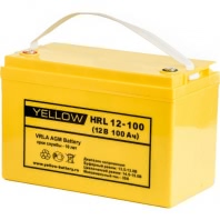 Аккумулятор Yellow HRL 12-100 YL 12В 100Ач 330x171x220 мм Прямая (+-)
