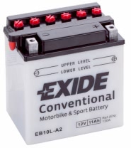 Аккумулятор EXIDE EB10L-A2 12В 11Ач 130CCA 135x90x145 мм Обратная (-+)