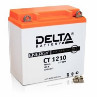 Аккумулятор Delta CT 1210 12В 10Ач 100CCA 137x77x135 мм Прямая (+-)