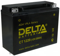 Аккумулятор Delta CT 1220 12В 20Ач 250CCA 204x91x159 мм Обратная (-+)
