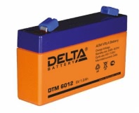 Аккумулятор Delta DTM 6012 6В 1,2Ач 97x24x58 мм Прямая (+-)