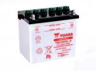 Аккумулятор Yuasa Y60-N24L-A 12В 28Ач 241CCA 184x124x175 мм Обратная (-+)