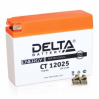 Аккумулятор Delta CT 12025 12В 2,5Ач 40CCA 114x39x87 мм Обратная (-+)
