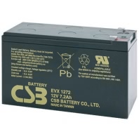 Аккумулятор CSB-EVX-1272 12В 7,2Ач 151x65x99 мм Прямая (+-)